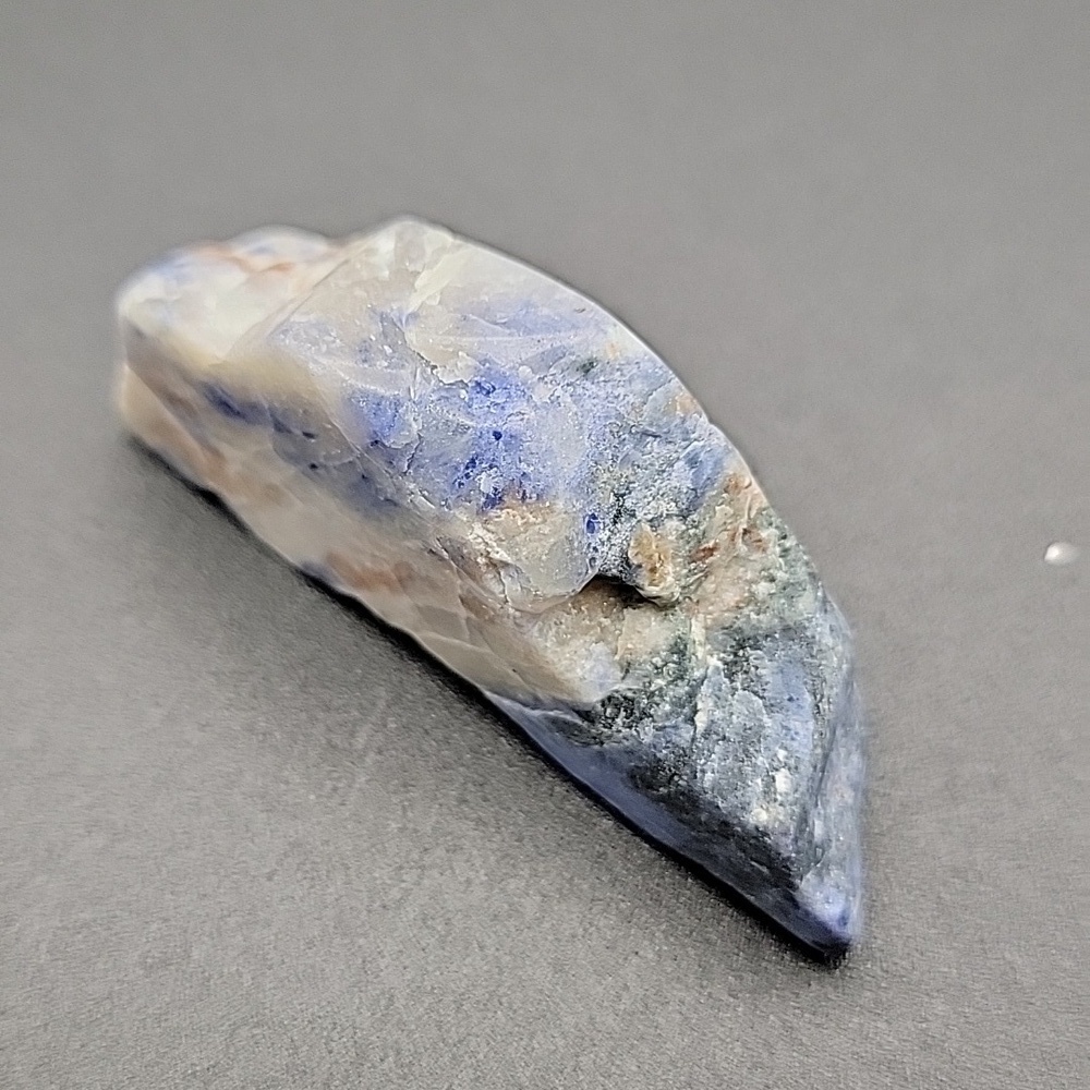 Lot of 2 pieces Raw Slab Blue White Sodalite Gemstone Polished Gemstone - Picture 8 of 9